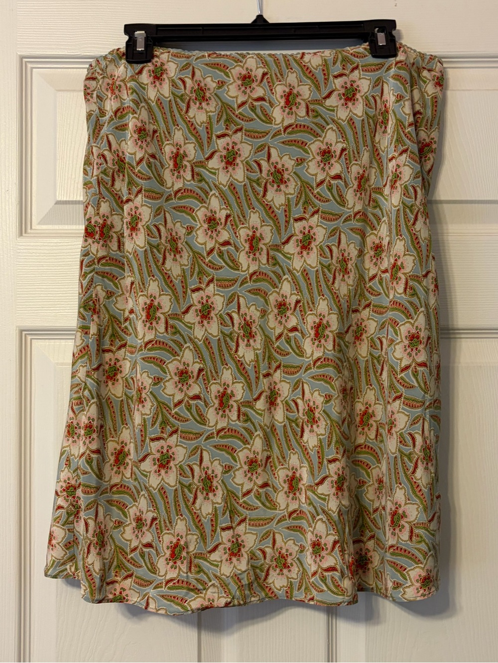 Vintage GAP 100% Silk Floral Skirt